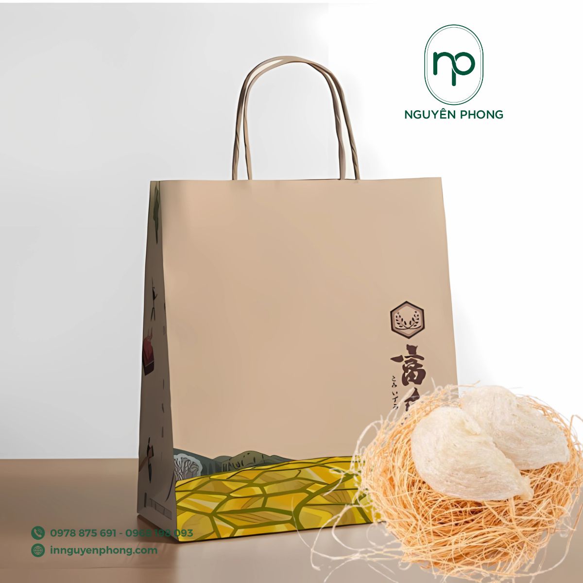 Mẫu túi giấy kraft